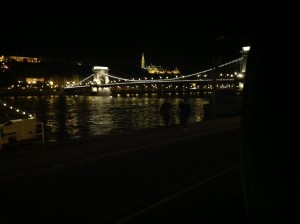 匈牙利首都布達佩斯的夜景