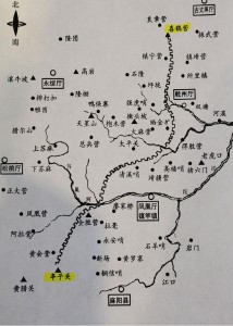 「苗疆長城」位置圖