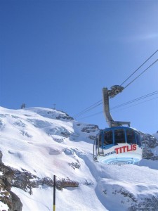 鐵力士山的旋轉纜車