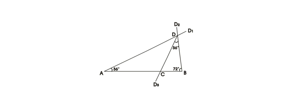 利用直尺和量角器將線段黃金分割