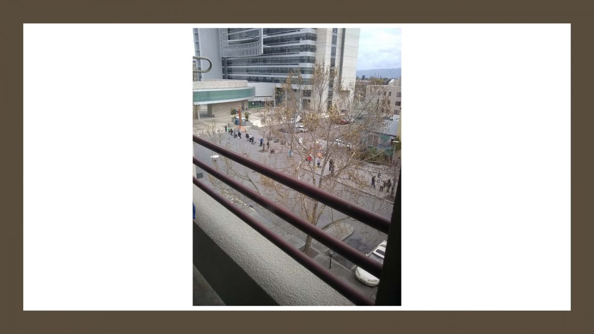 居家抗疫陽台見聞（註）