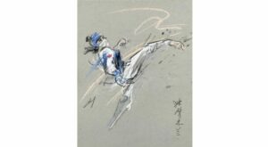 畫筆彩繪頑強夢想 —— 徐治慶速寫 2024 巴黎殘奧會中國健兒奪冠瞬間